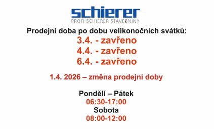 ZMĚNA pracovní doby 