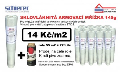 AKCE sklovláknitá armovací mřížka